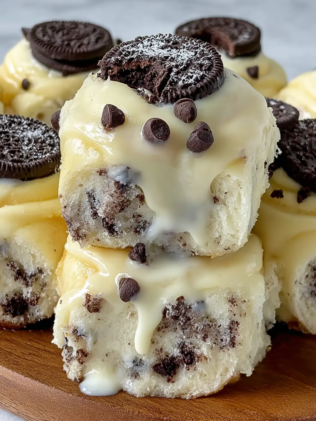 Cookies and Cream Cheesecake Buns First Image