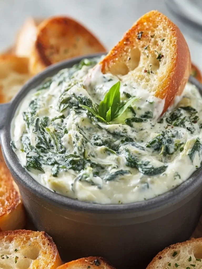 Creamy Spinach Artichoke Dip First Image