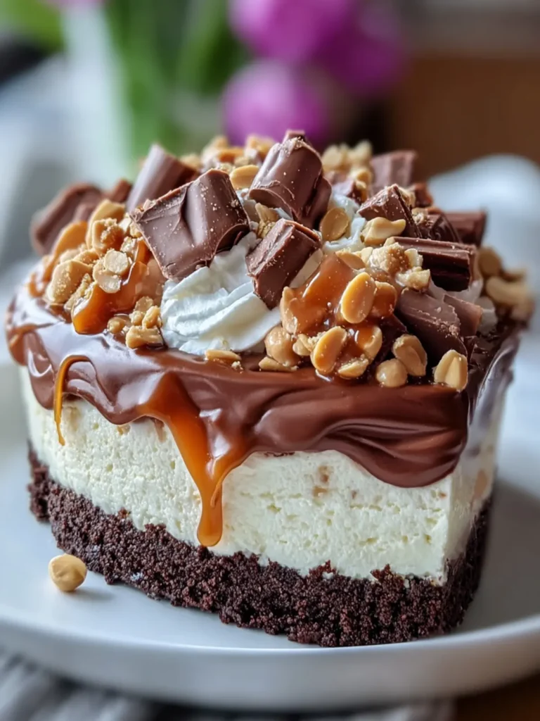 Decadent Chocolate Caramel Peanut Cake First Image