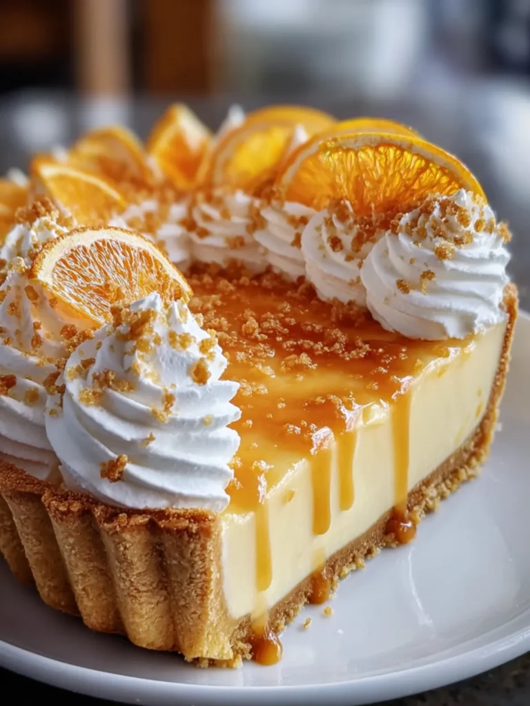 Creamy Orange Citrus Tart First Image