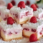 Raspberry Coconut Dessert Bars First Image