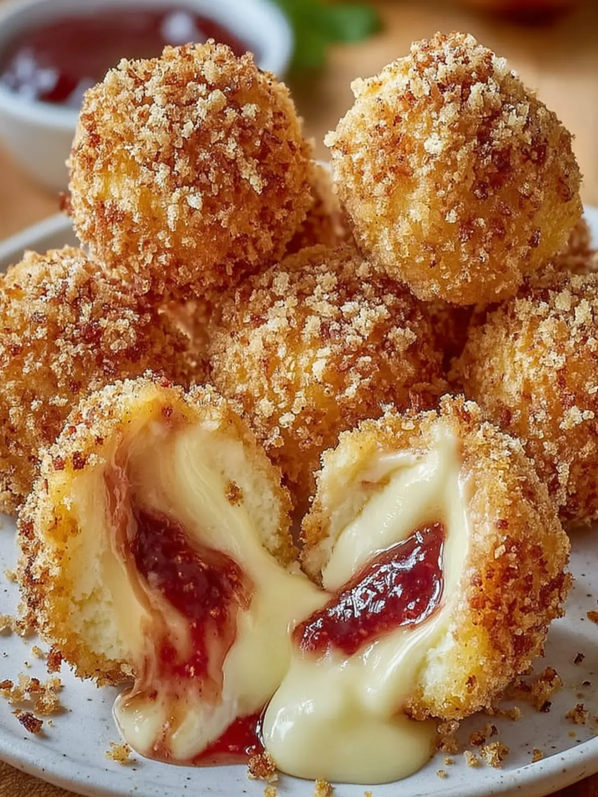 Crispy Cheesecake Stuffed Bites First Image