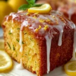 Moist Lemon Zucchini Cake with Sweet Glaze First Image