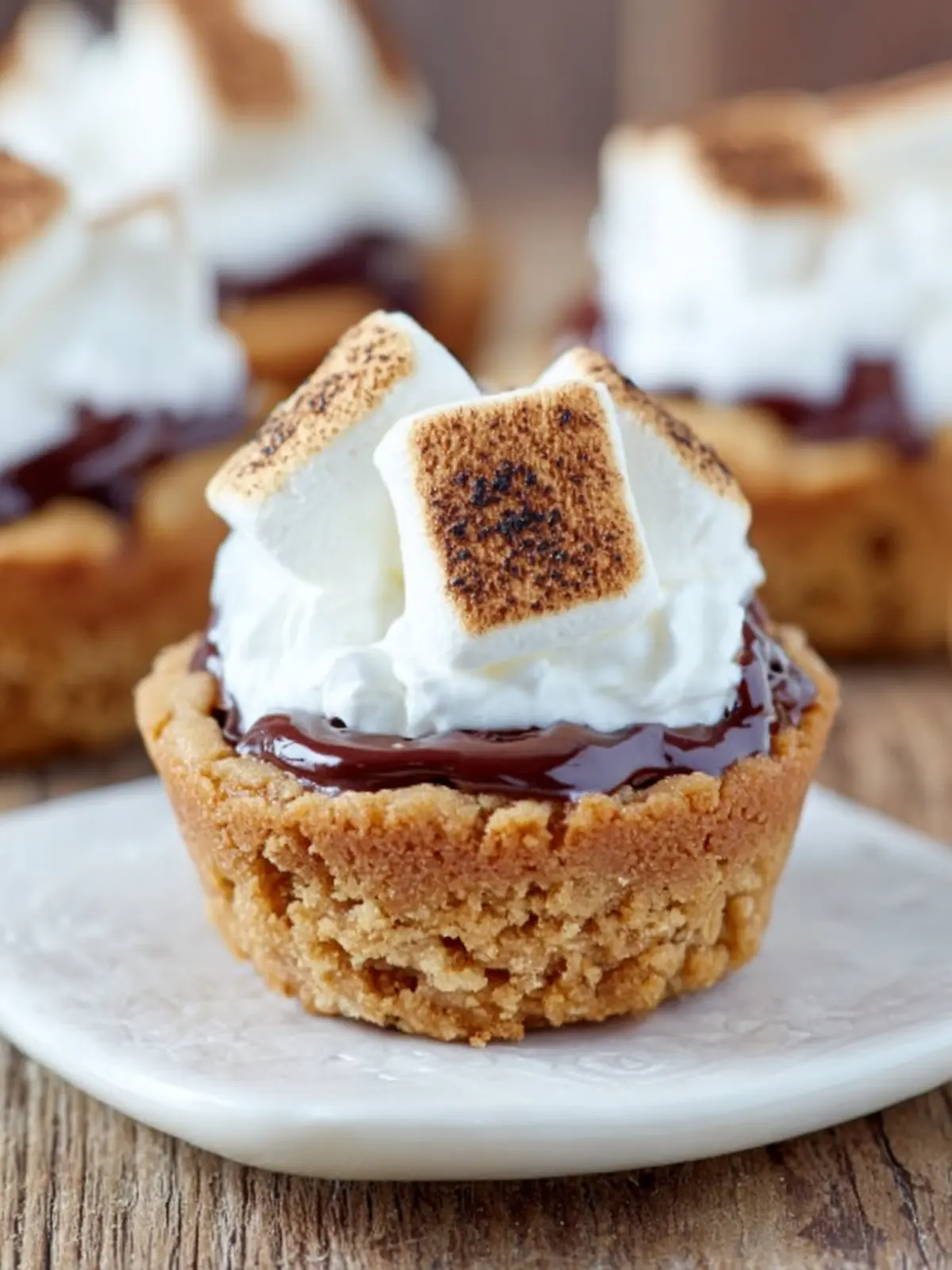 Mini S'mores Cookie Cups First Image