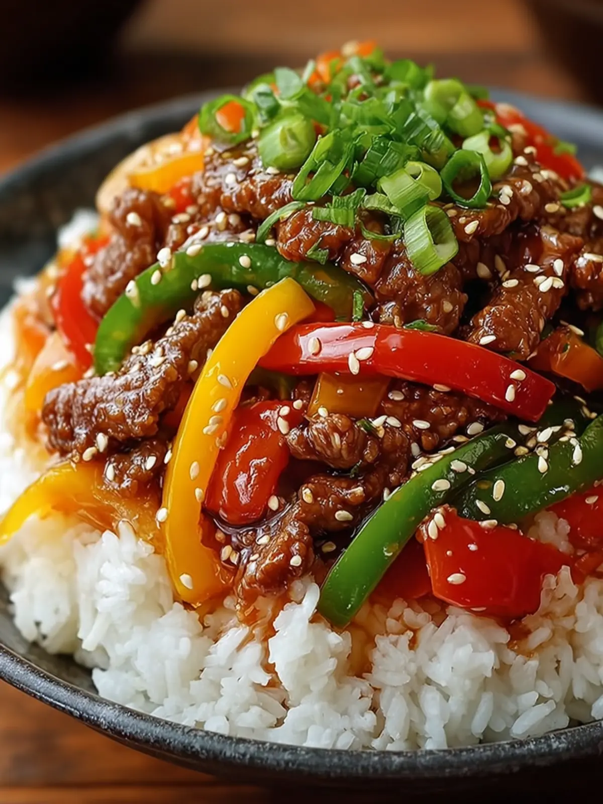 Beef and Pepper Rice Bowl First Image