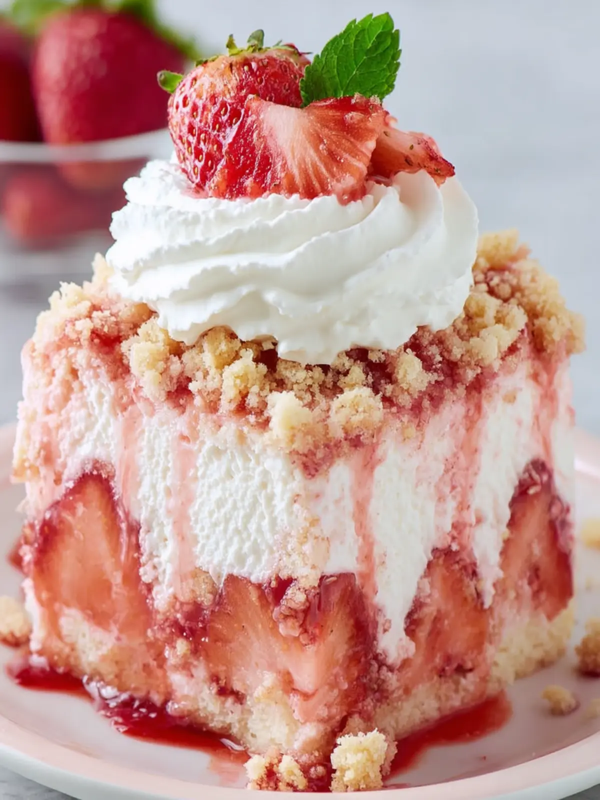 Strawberry Shortcake Crumble Dessert First Image