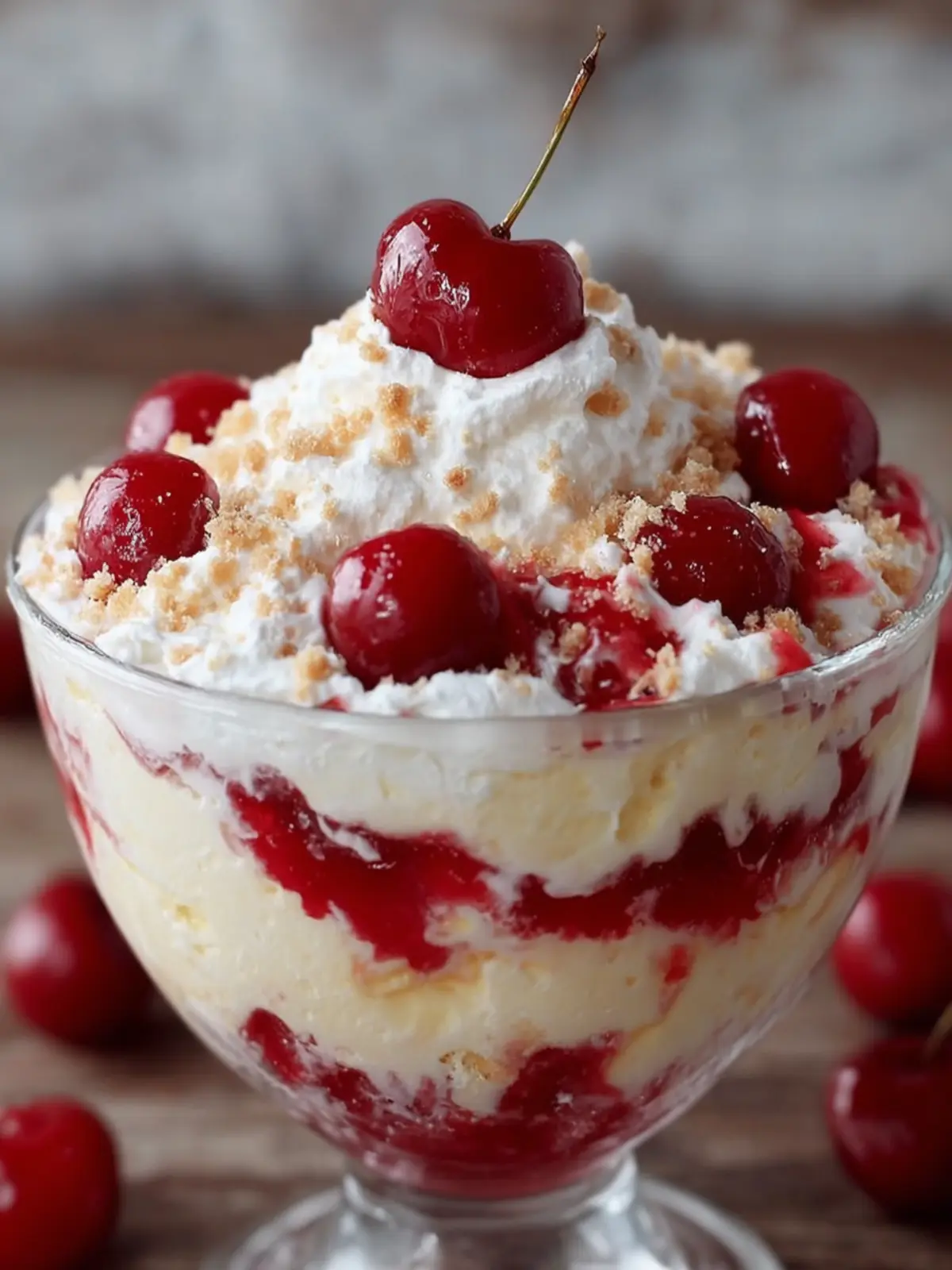 Cherry Cheesecake Fluff – Easy No-Bake Dessert Recipe First Image