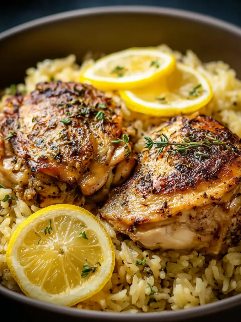 Slow Cooker Lemon Herb Chicken and Rice: An Incredible Ultimate Recipe First Image