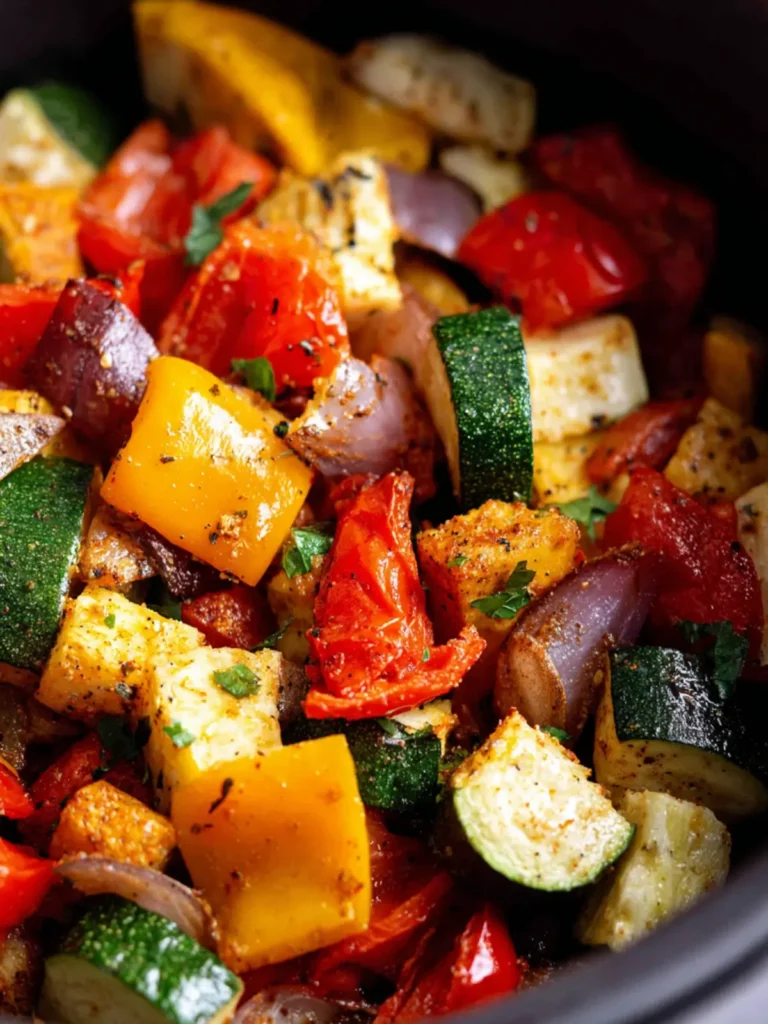 Air Fryer Mediterranean Vegetables First Image