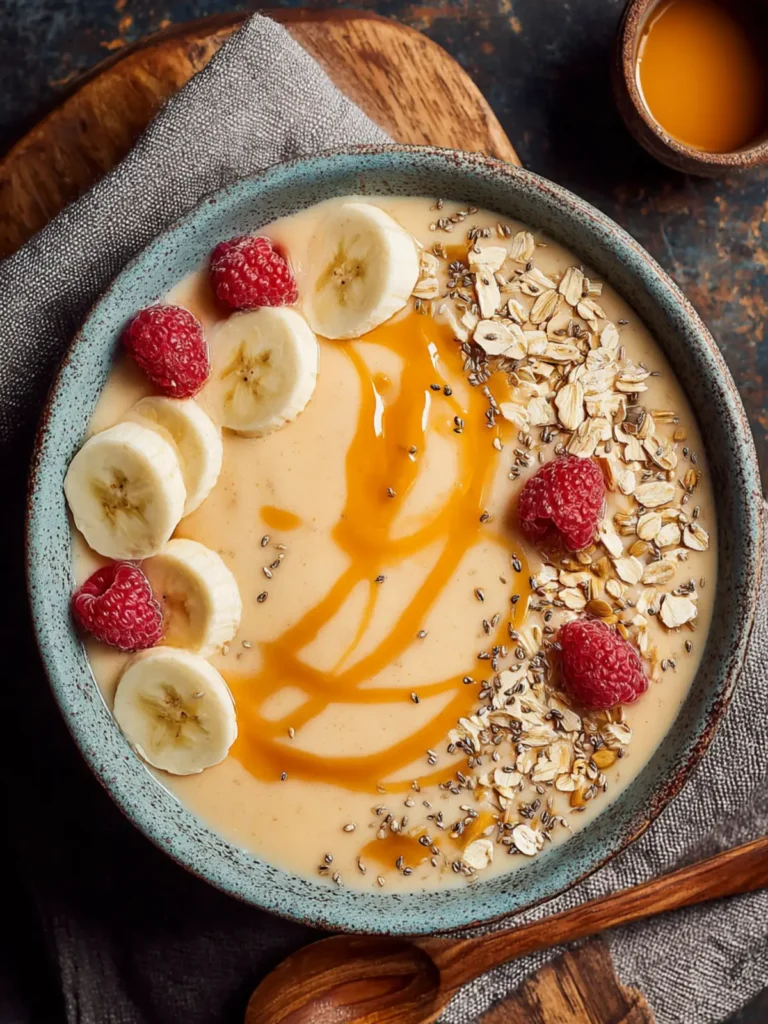 Heavenly Cantaloupe and Banana Smoothie Bowl Recipe First Image