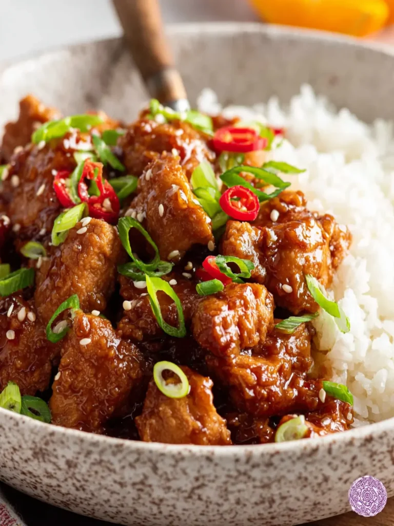 Slow Cooker Orange Chicken First Image