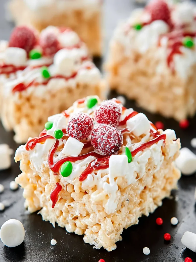 Christmas Rice Krispie Treats First Image
