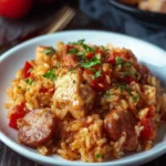 Shut the Fffront Door – Sausage Chicken Jambalaya First Image