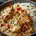 Creamy Smothered Chicken and Rice: An Amazing Ultimate Recipe First Image
