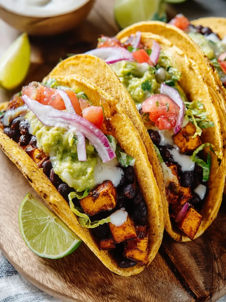 Sweet Potato Black Bean Tacos First Image