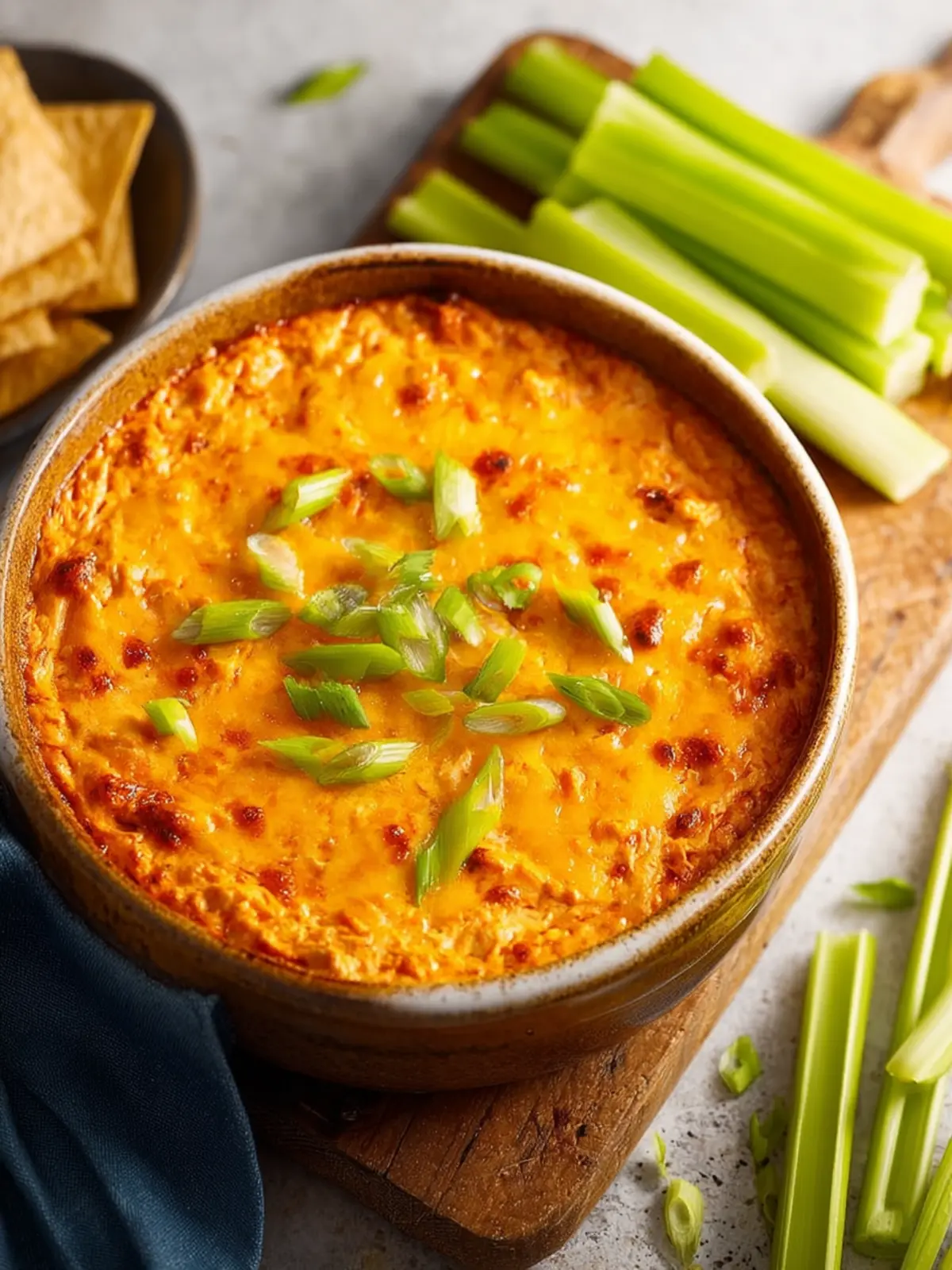 Healthy Buffalo Chicken Dip First Image