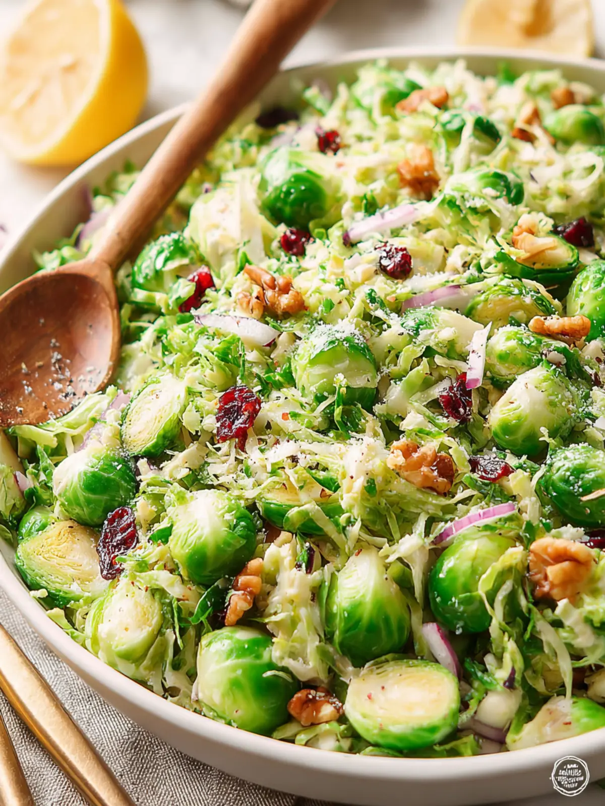 Shaved Brussels Sprouts Salad First Image