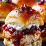 Savory Turkey Cranberry Sliders: Quick Thanksgiving Bliss First Image