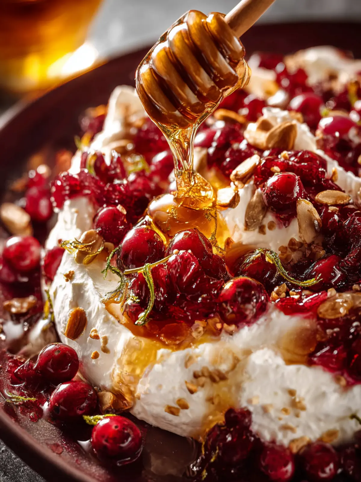 Boursin Cranberry Honey Dip. First Image