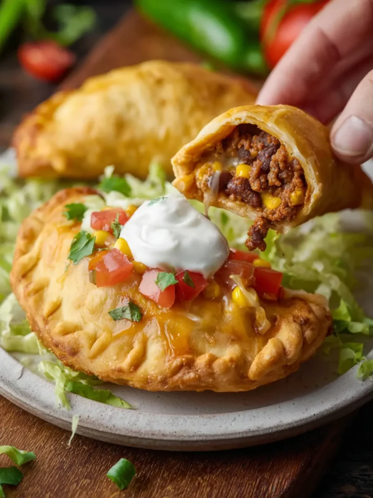 Air Fryer Taco Pockets First Image