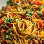 Delicious Crockpot Taco Spaghetti Recipe for Busy Nights First Image