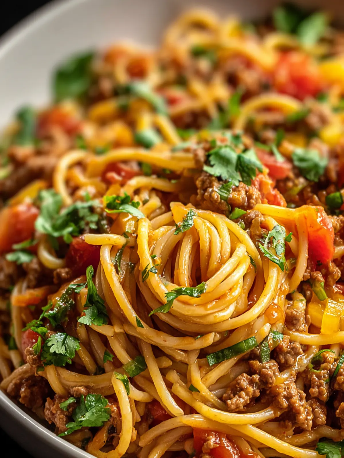 Delicious Crockpot Taco Spaghetti Recipe for Busy Nights First Image