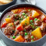 Crock Pot Ground Beef Stew First Image
