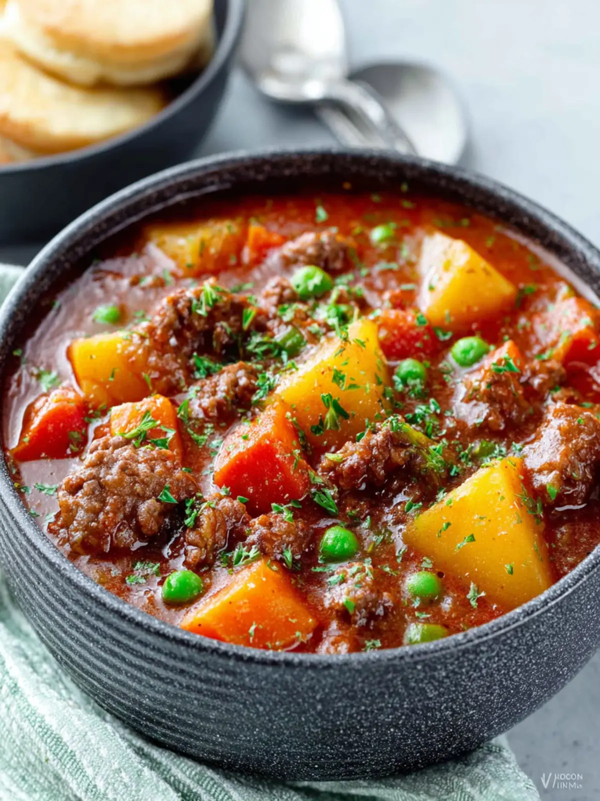 Crock Pot Ground Beef Stew First Image