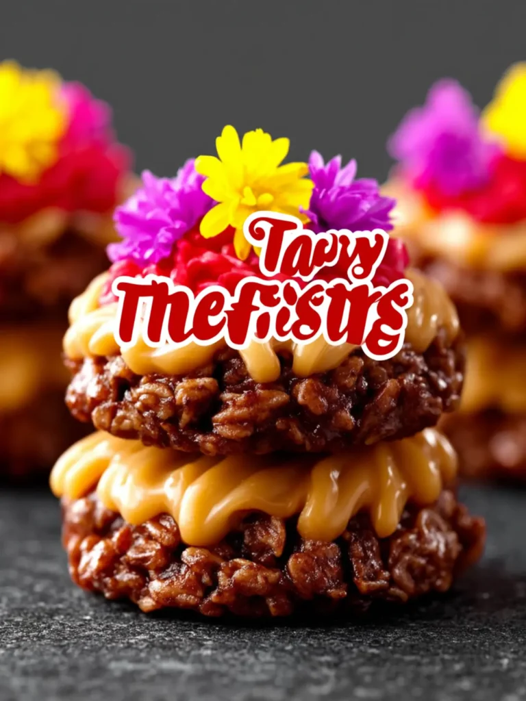 Chocolate Oatmeal No Bake Cookies Recipe First Image