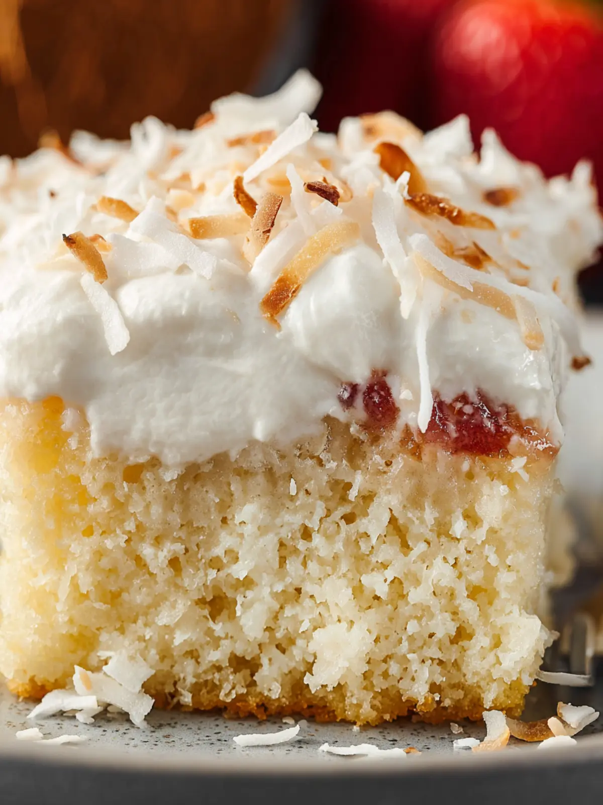 Easy Coconut Cream Poke Cake (With A Cake Mix) First Image