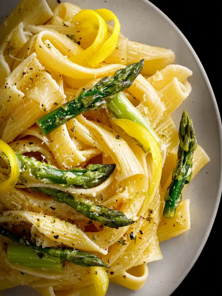 Lemon Asparagus Pasta First Image