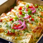 White Chicken Enchiladas First Image