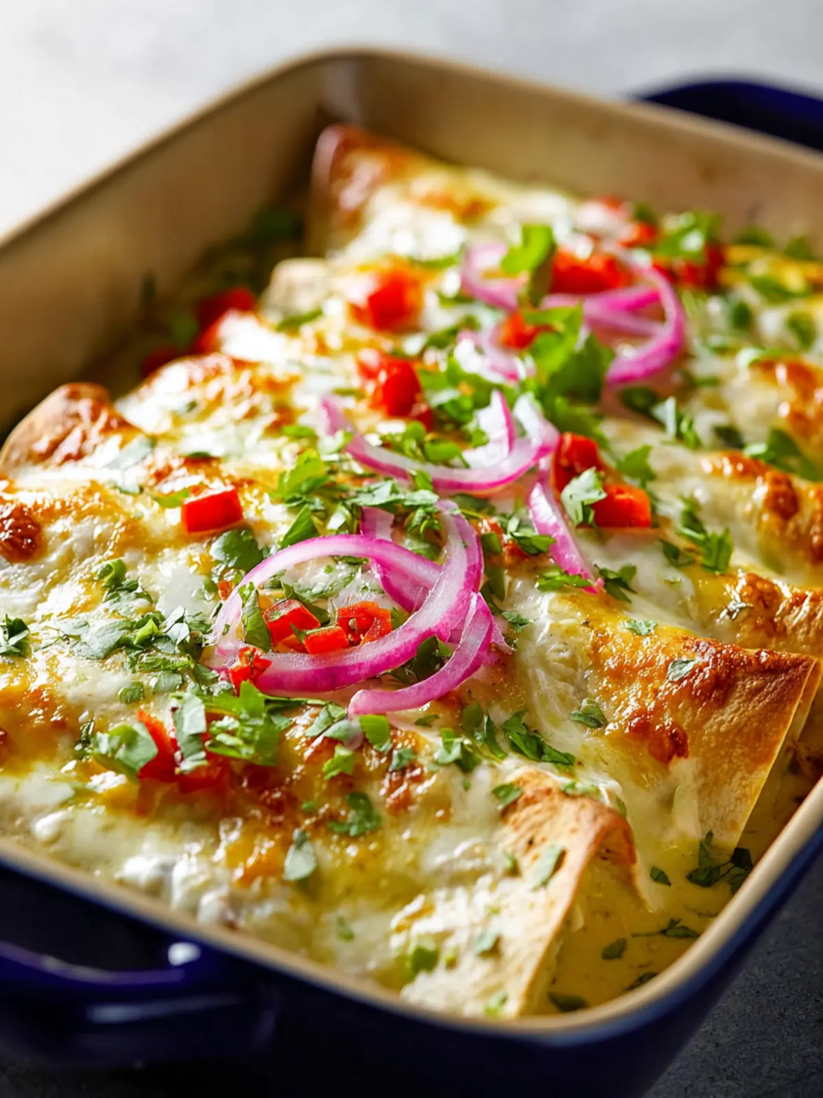 White Chicken Enchiladas First Image