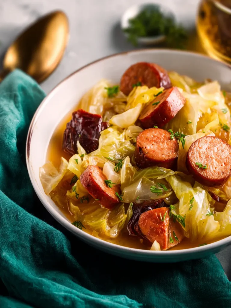 Instant Pot Cabbage and Sausage (3-Ingredients) First Image