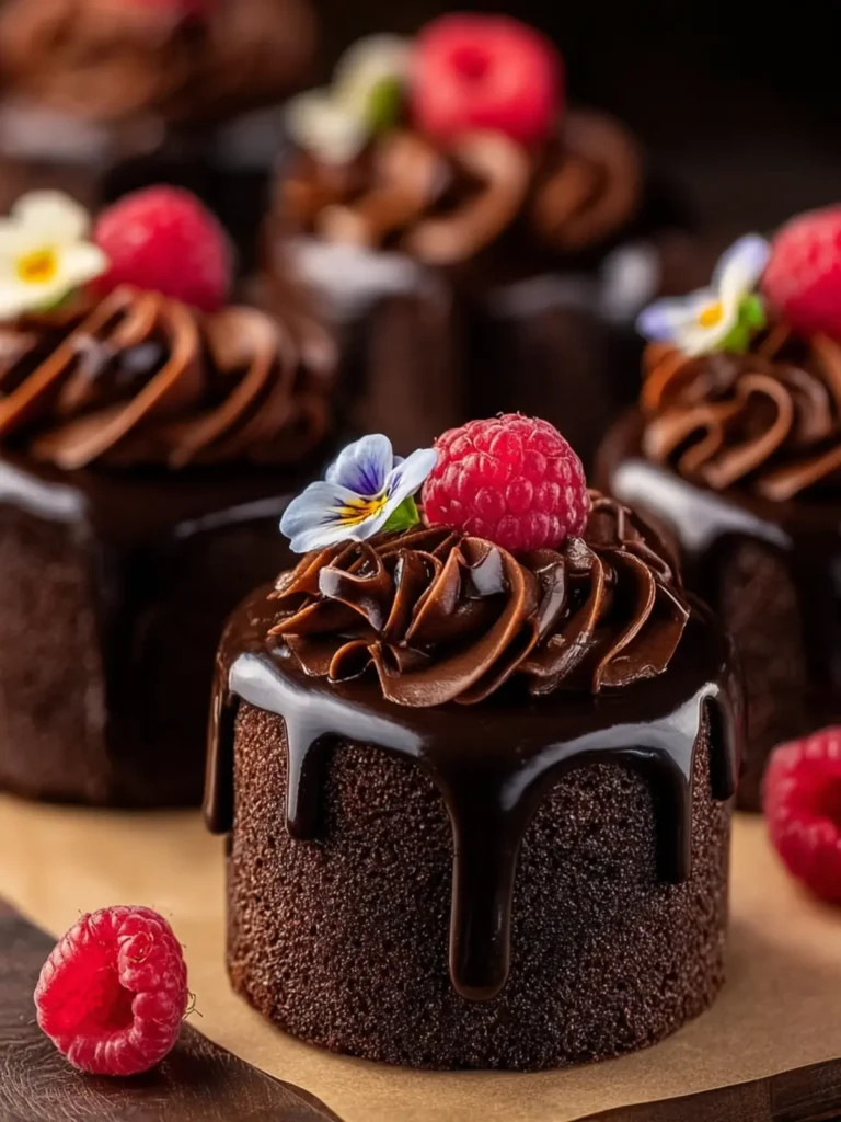 Irresistible Mini Chocolate Cakes for Every Celebration First Image