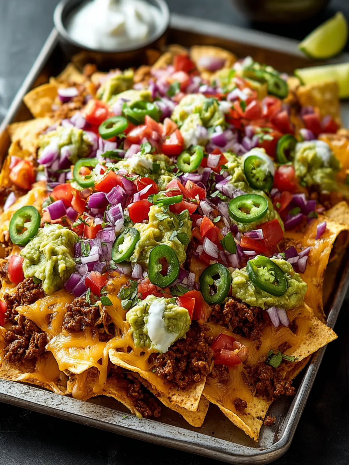 Ultimate Loaded Nachos Tray Recipe for Game Day Fun First Image
