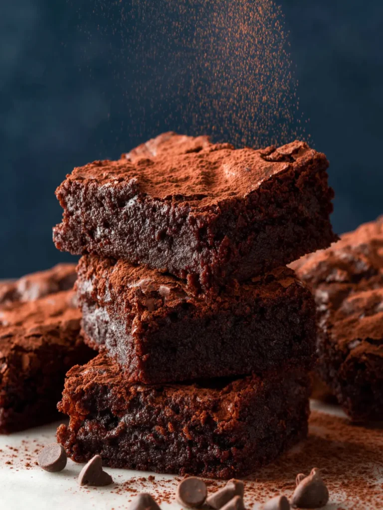 Cocoa Powder Brownies First Image