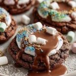 Marshmallow Hot Cocoa Surprise Cookies First Image