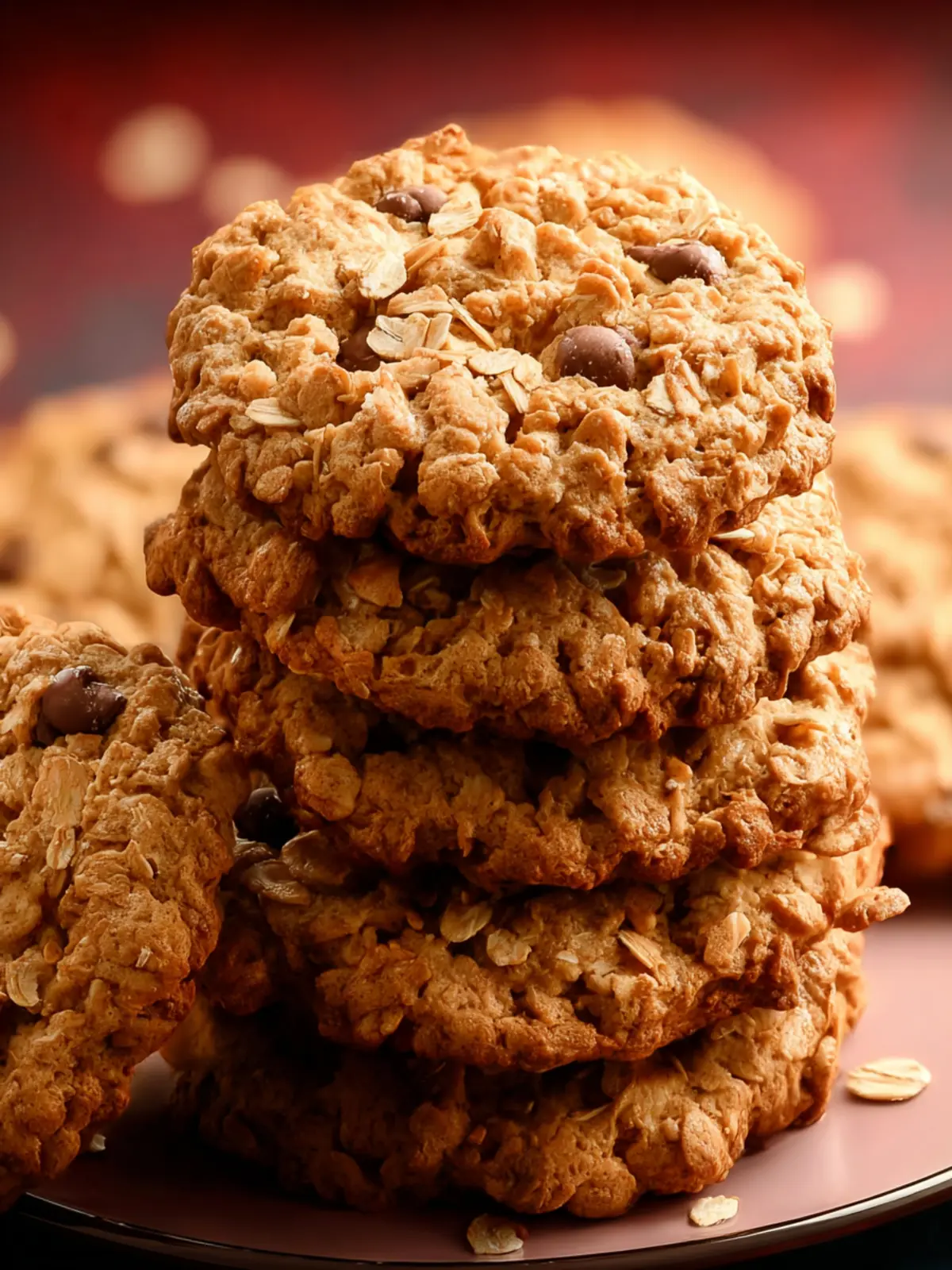Eggless Oatmeal Cookies First Image