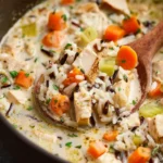 Creamy Chicken Wild Rice Soup Panera Copycat First Image