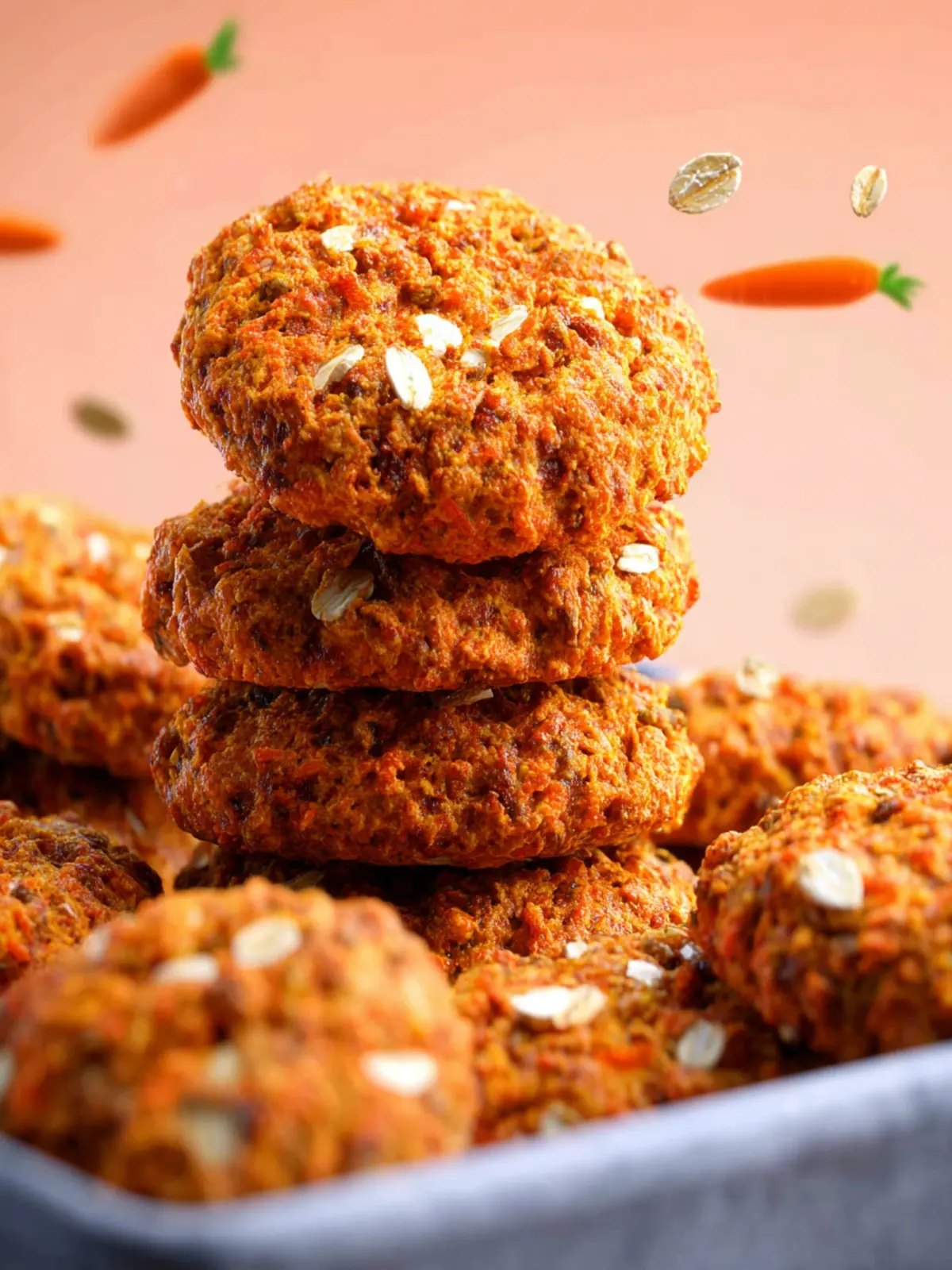 Healthy Carrot Cookies First Image