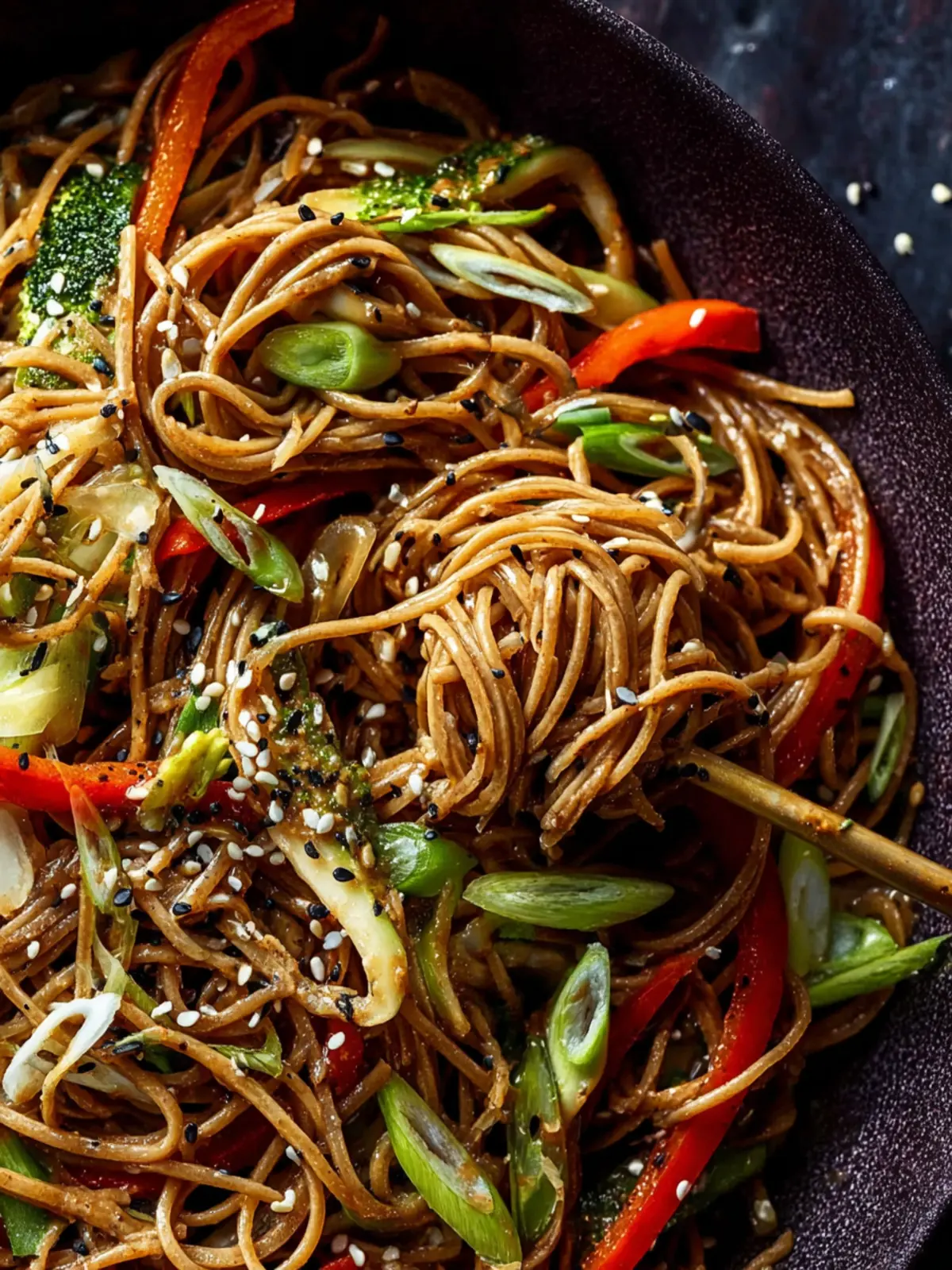 Saucy Sesame Soba Noodles Recipe First Image