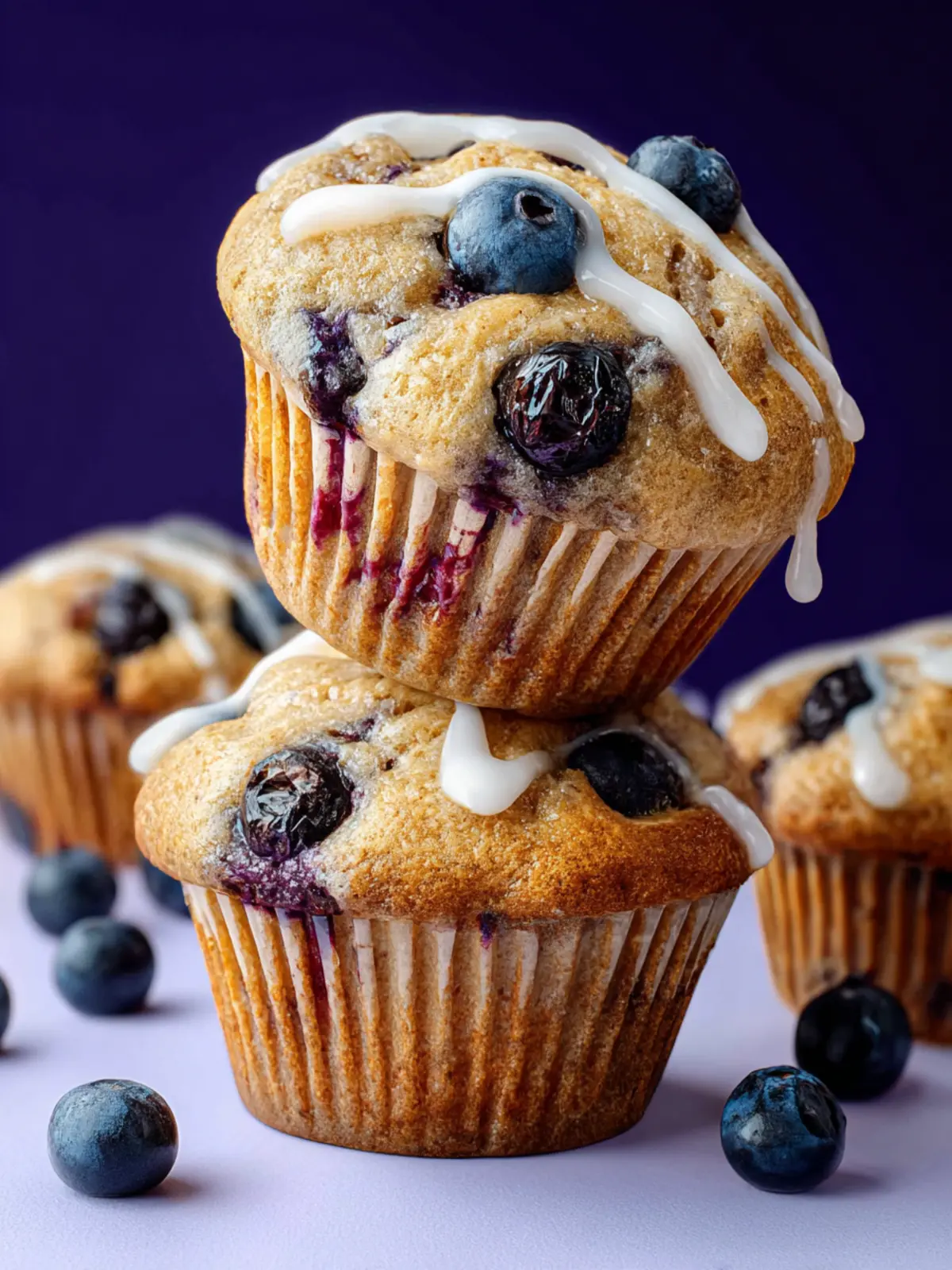 Blueberry Banana Muffins First Image