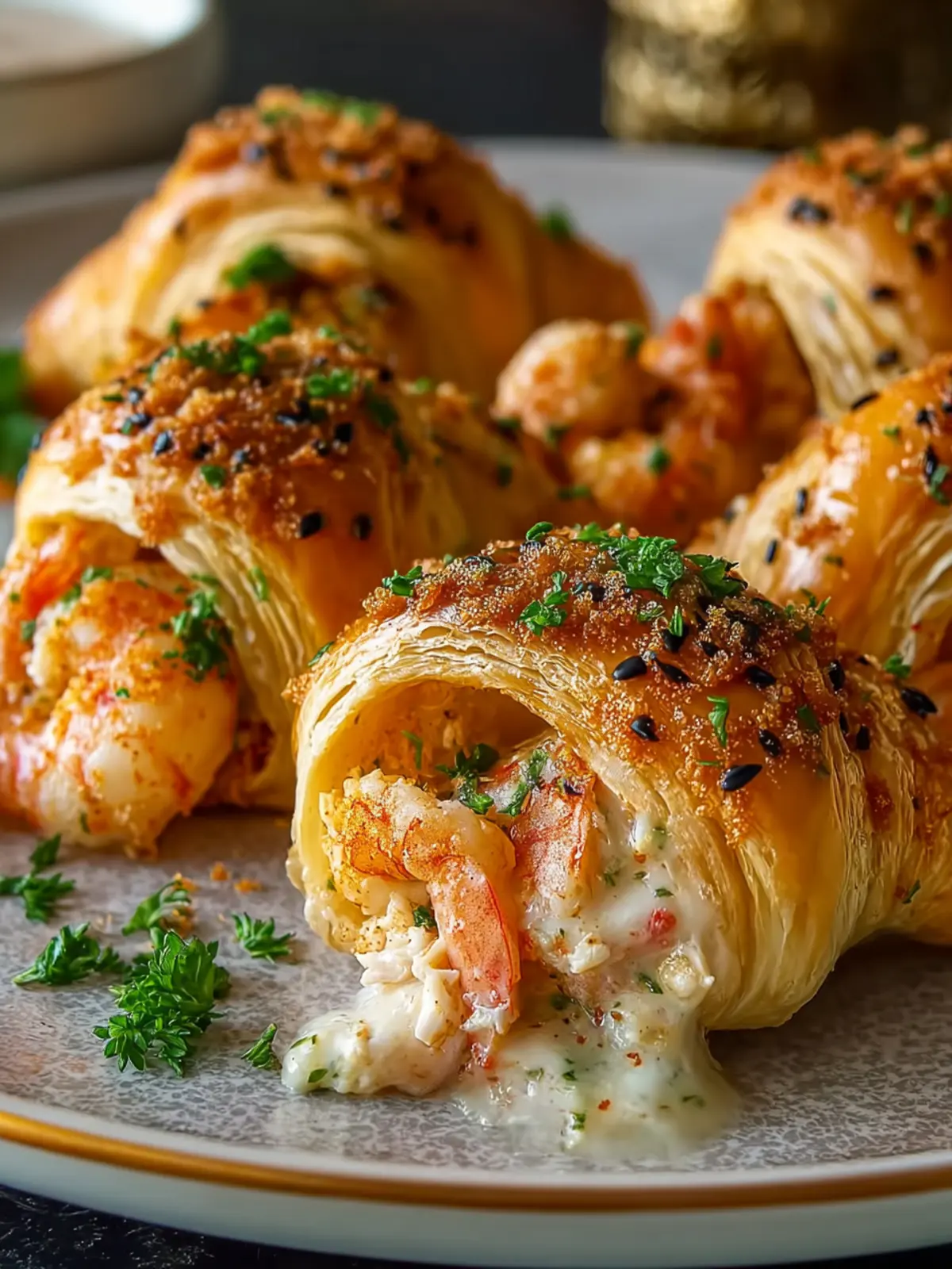 Savory Shrimp & Crab Stuffed Crescent Bombs for Any Gathering First Image