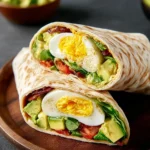 Breakfast Wrap with Egg and Avocado: A Delicious Start First Image