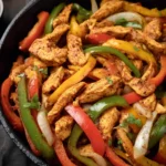 Cast Iron Skillet Chicken Fajitas First Image
