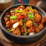 Chili Garlic Chicken Recipe (Indo-Chinese Style) First Image