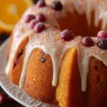 Cranberry Orange Bundt Cake First Image