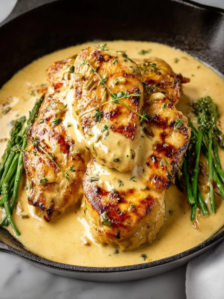 Creamy Honey Mustard Chicken First Image