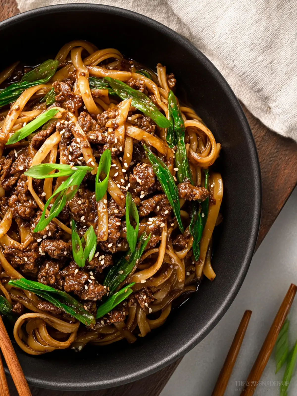 Mongolian Beef and Noodles First Image